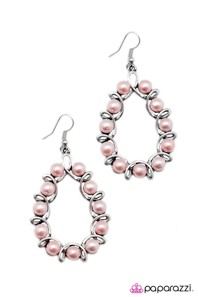 Paparazzi ♥ A Gala Affair - Pink ♥ Earrings