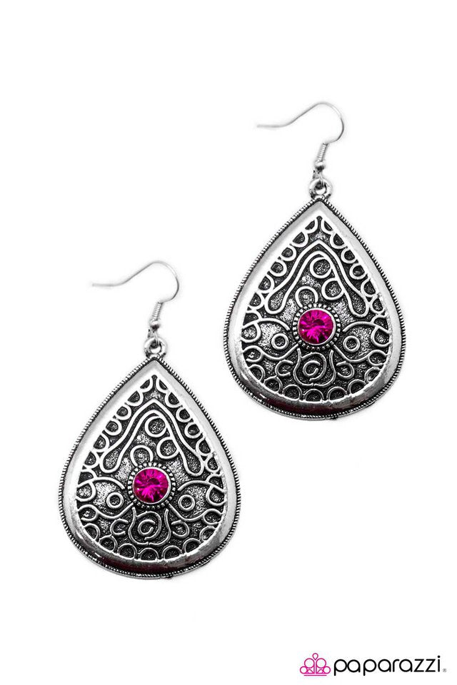 Paparazzi ♥ What Are You Waiting For? - Pink ♥ Earrings