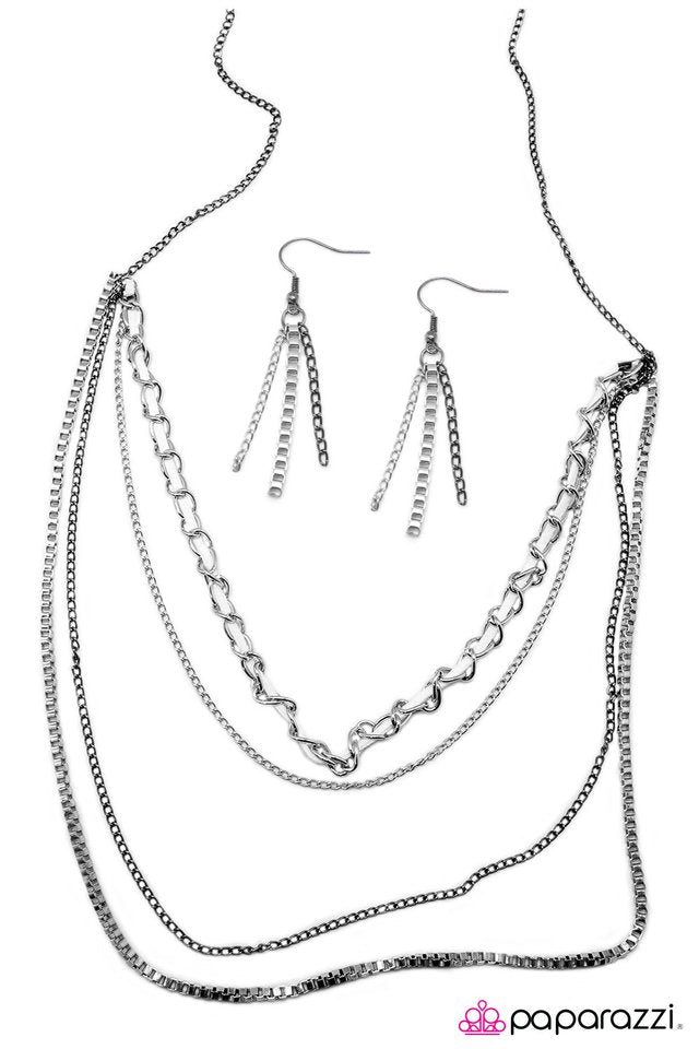 Paparazzi ♥ No Rest For The Wicked - White ♥ Necklace