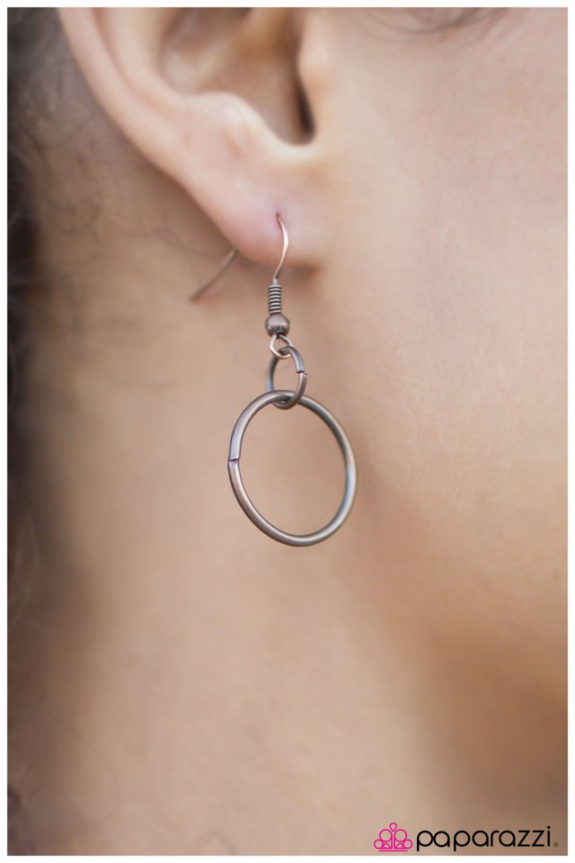 Paparazzi ♥ Jump Around - Copper ♥ Necklace