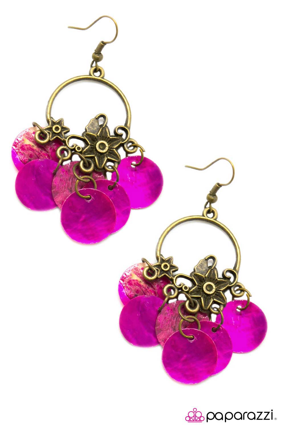 Paparazzi ♥ Aquamarine Dream - Pink ♥  Earrings