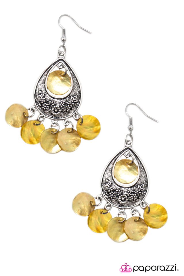 Paparazzi ♥ Truth Be Told - Yellow ♥ Earrings