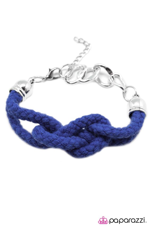 Paparazzi ♥ KNOT-tical Style - Blue ♥ Bracelet