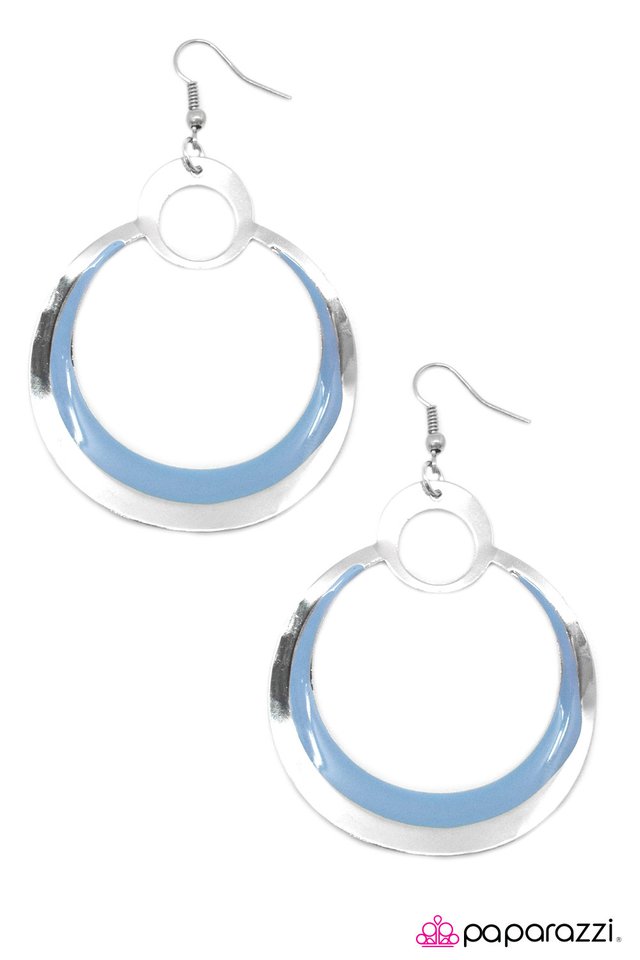 Paparazzi ♥ Throwing Shade - Blue ♥ Earrings