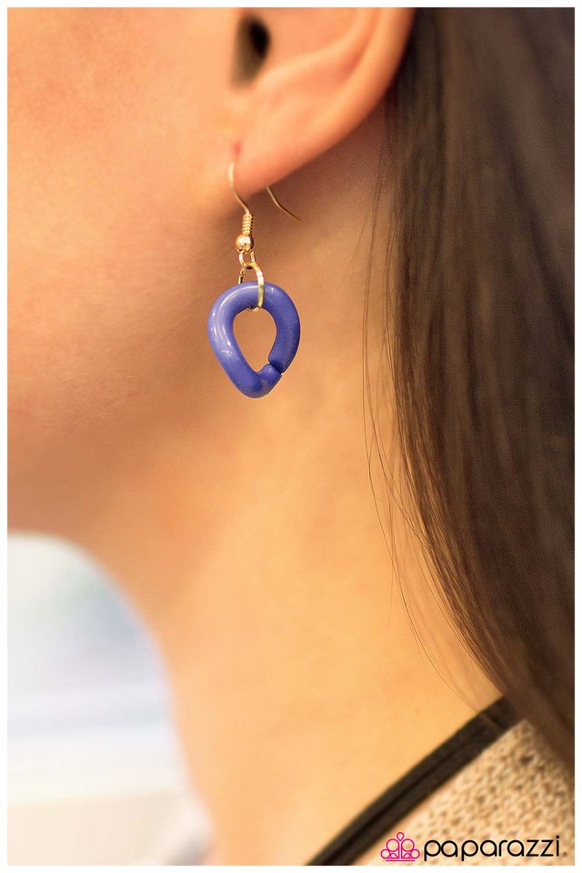 Paparazzi ♥ Joined At the Hip - Blue ♥ Necklace