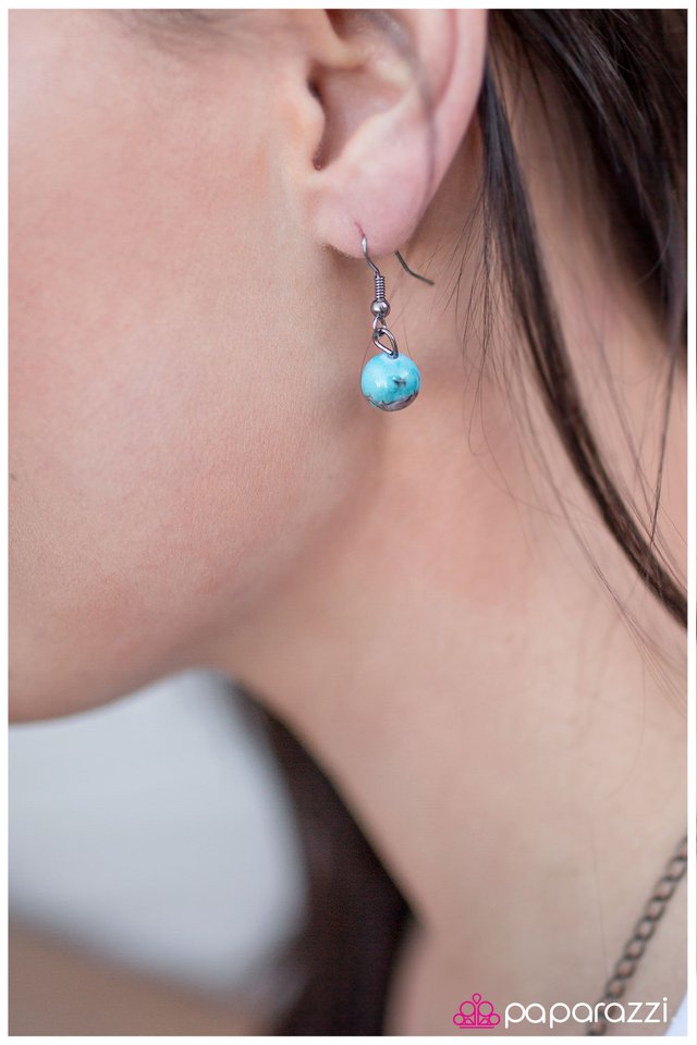 Paparazzi ♥ The New Age - Blue ♥ Necklace