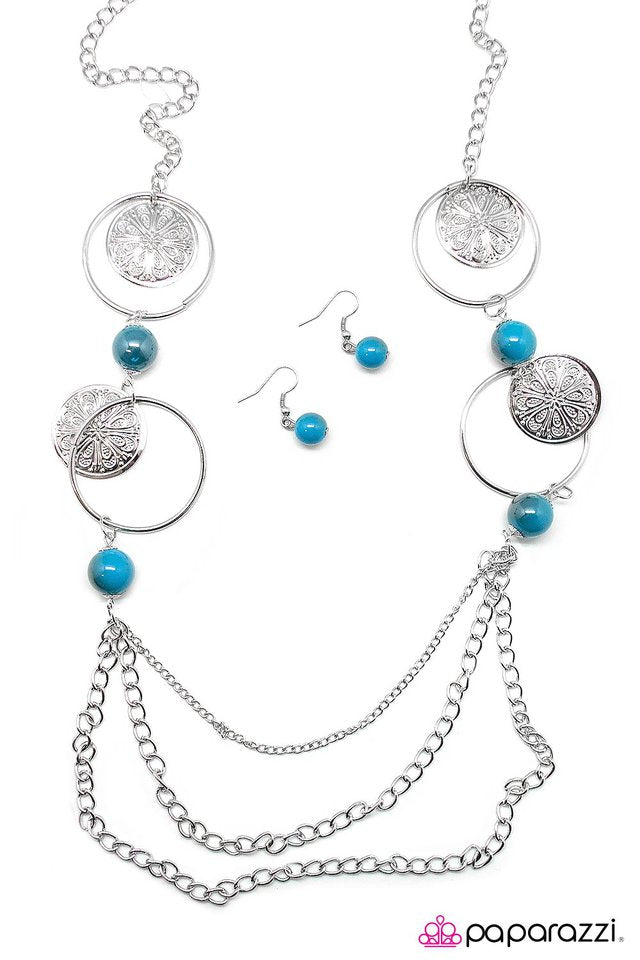 Paparazzi ♥ Utter Amazement - Blue ♥ Necklace