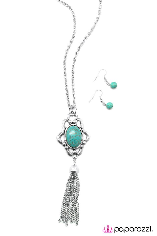 Paparazzi ♥ Southern Living - Blue ♥ Necklace