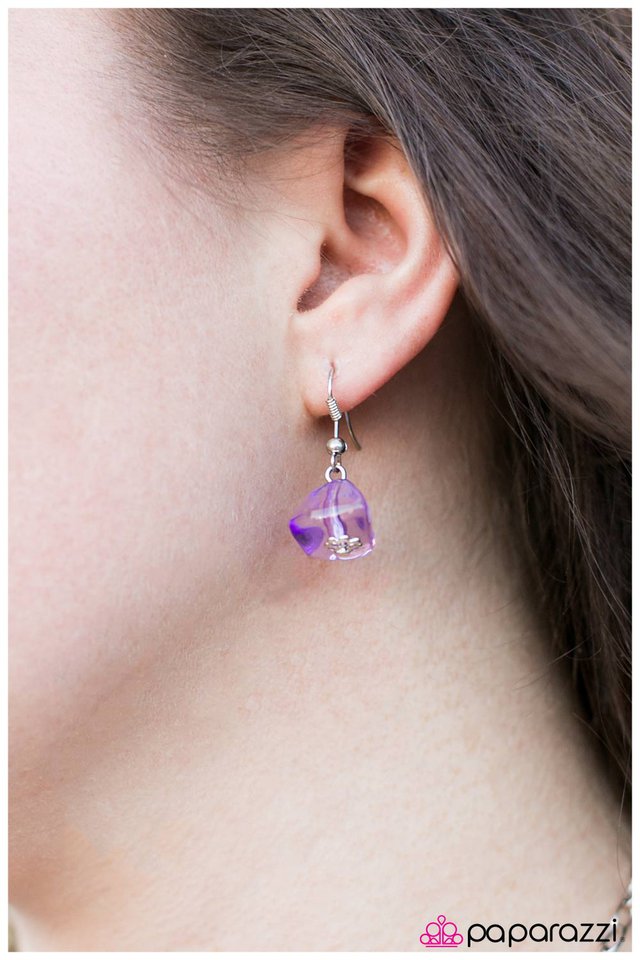 Paparazzi ♥ On The Rocks - Purple ♥ Necklace