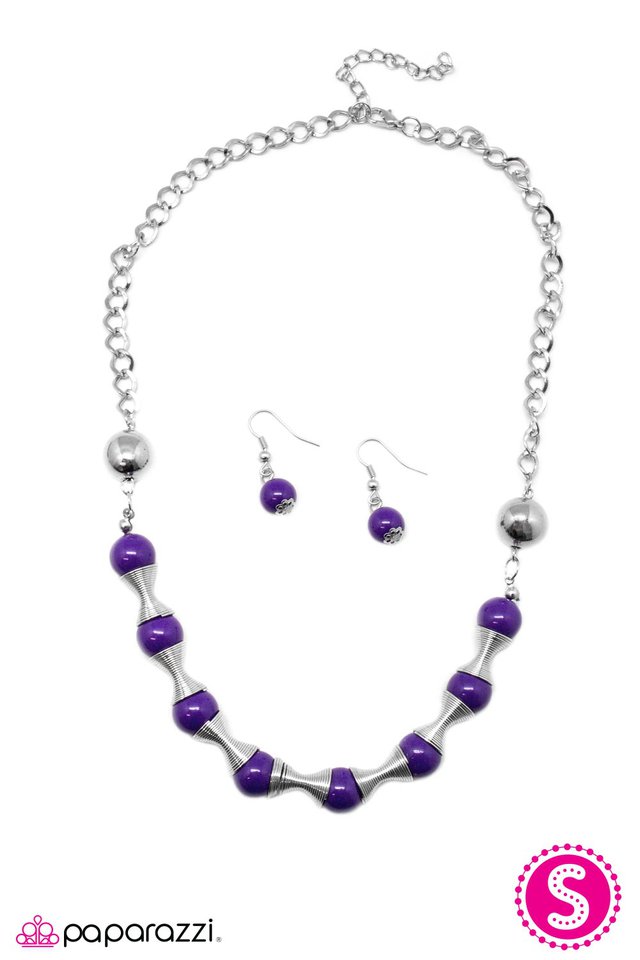 Paparazzi ♥ Spring To Mind - Purple ♥ Necklace
