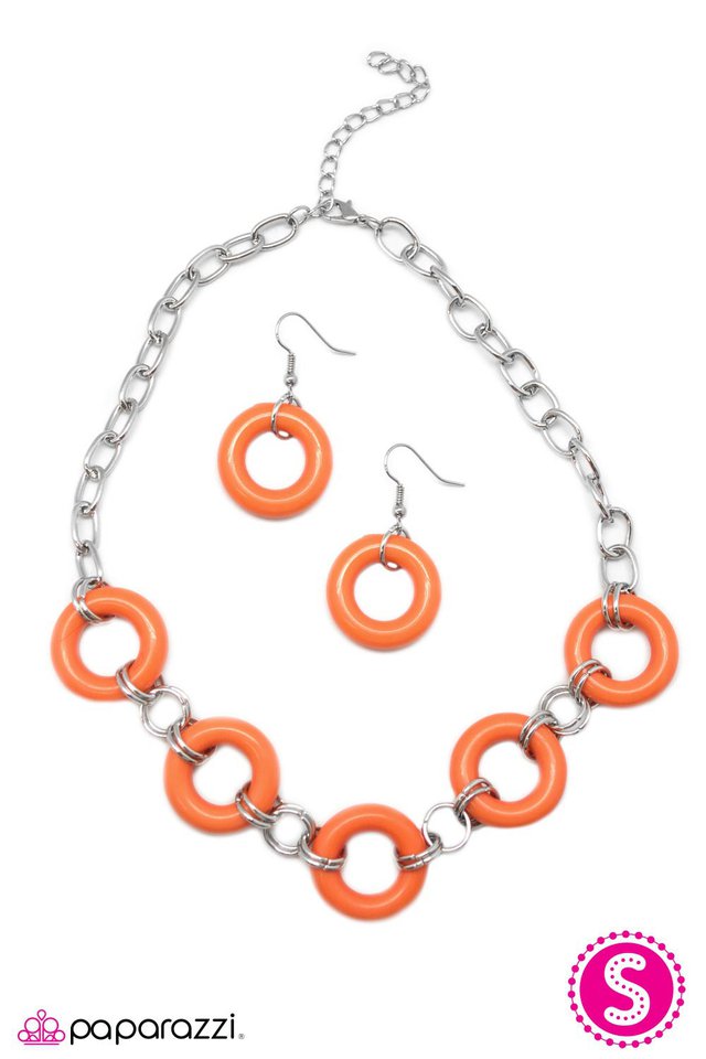 Paparazzi ♥ How To Save A Life - Orange ♥ Necklace