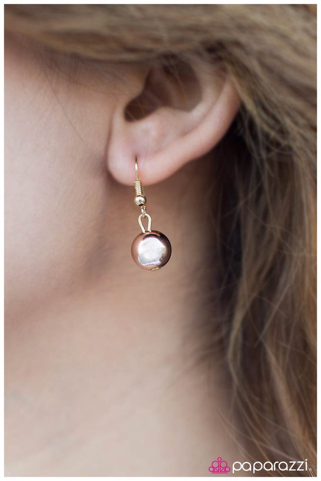 Paparazzi ♥ Fiercely Fearless - Orange ♥ Necklace