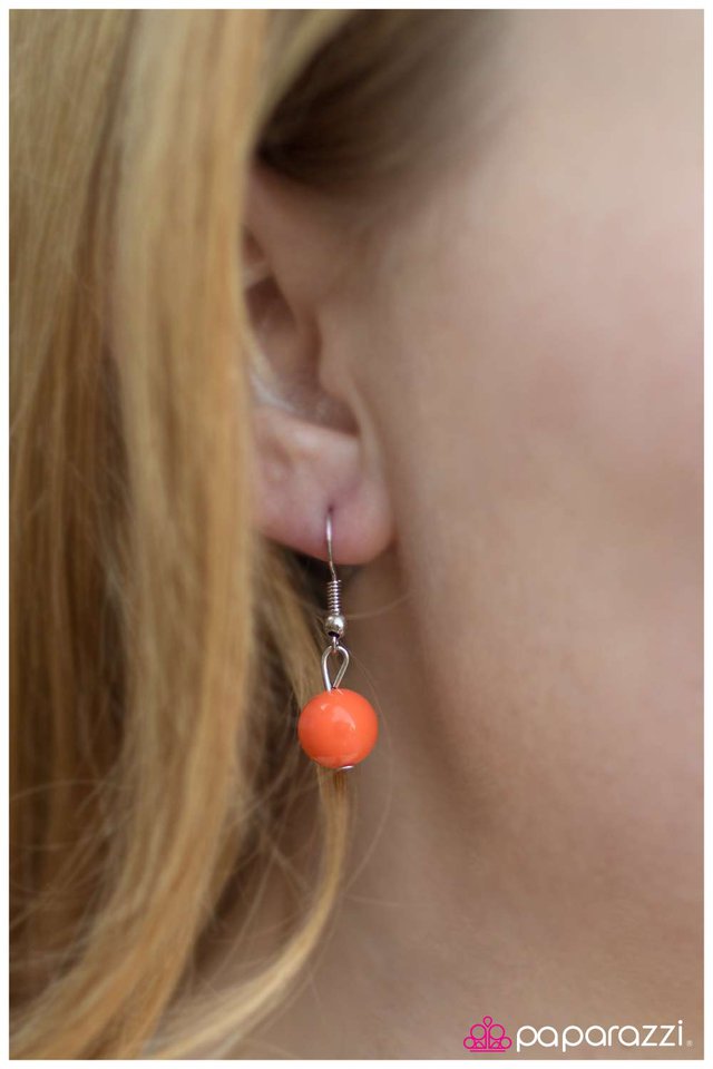 Paparazzi ♥ Commander in Chief - Orange ♥ Necklace