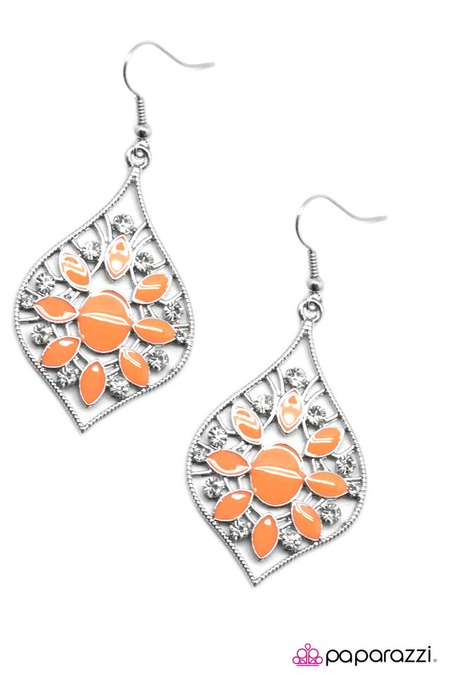 Paparazzi ♥ Most Likely To Succeed - Orange ♥ Earrings