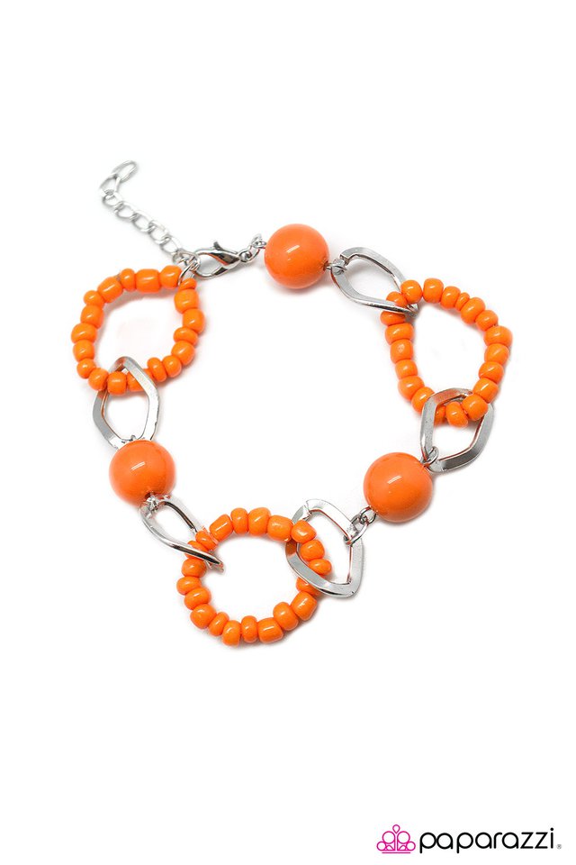 Paparazzi ♥ Summer Bliss - Orange ♥ Bracelet