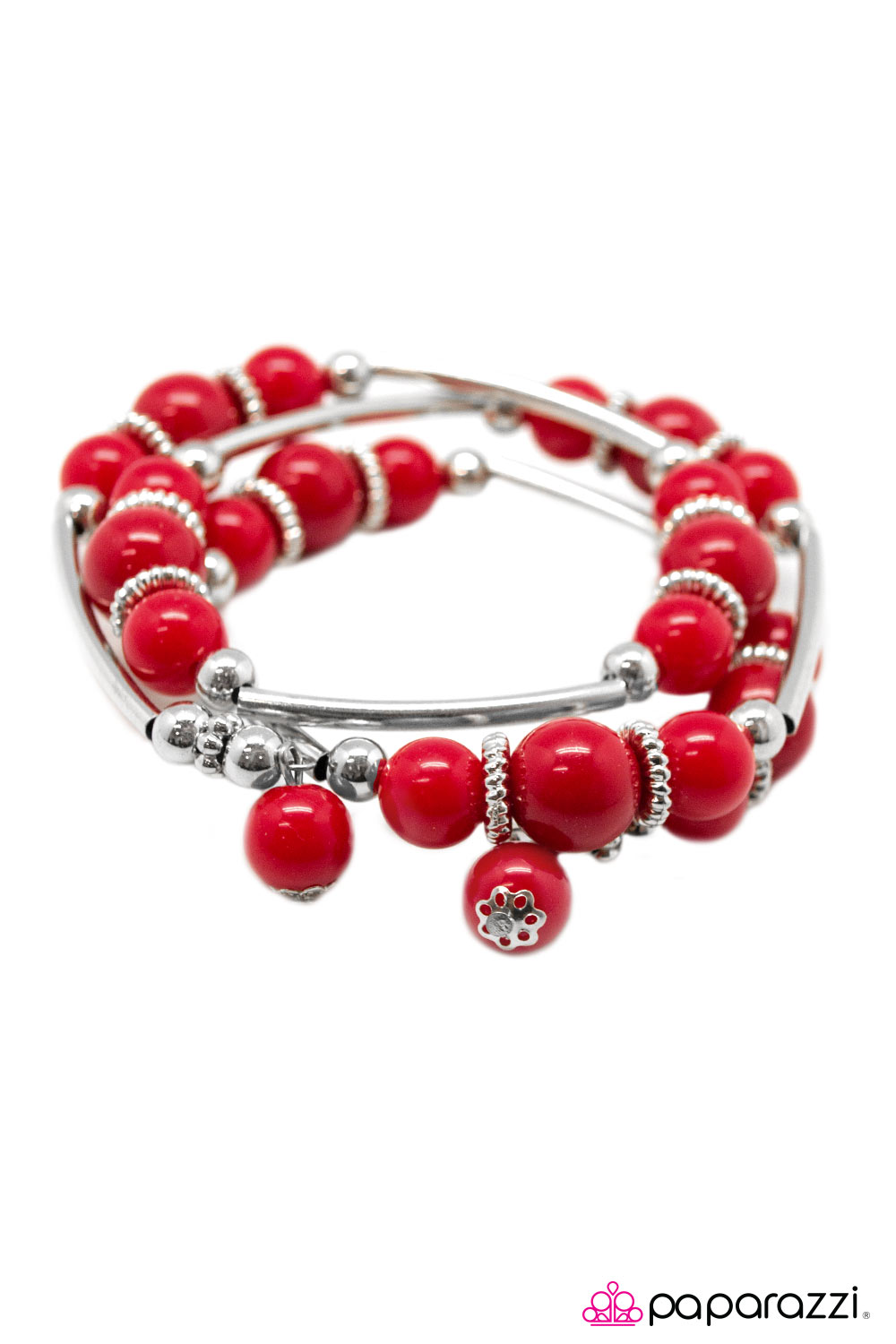 Paparazzi ♥ Thats A Wrap! - Red ♥  Bracelet