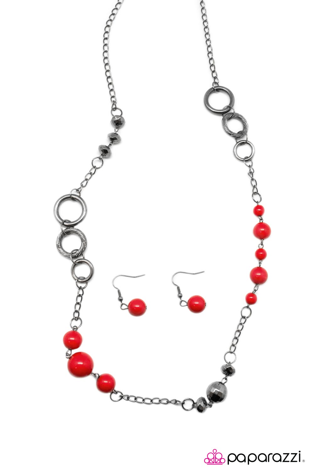 Paparazzi ♥ That Thing You Do - Red ♥  Necklace