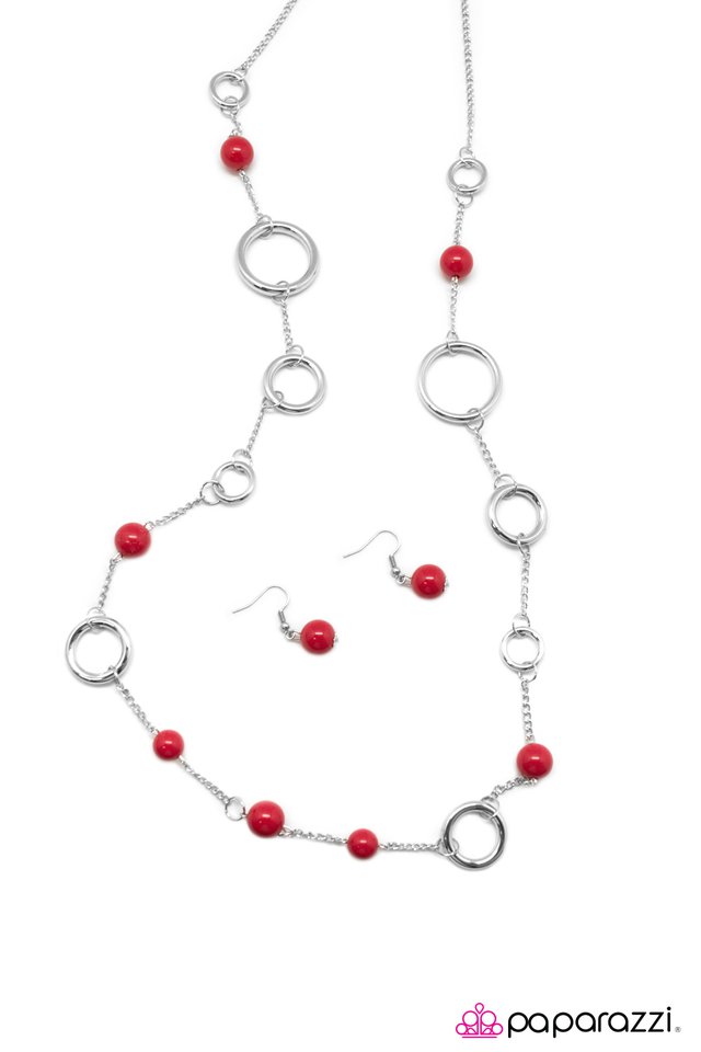 Paparazzi ♥ Ring My Bell - Red ♥ Necklace