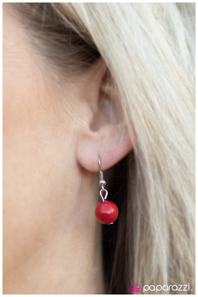 Paparazzi ♥ Party On! - Red ♥ Necklace