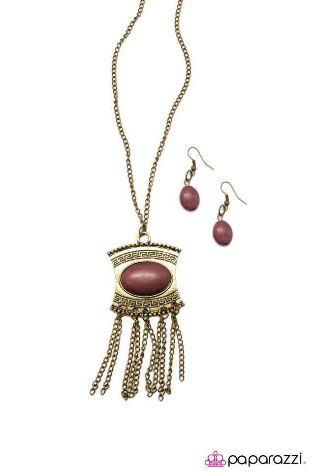 Paparazzi ♥ The Empress - Red ♥ Necklace