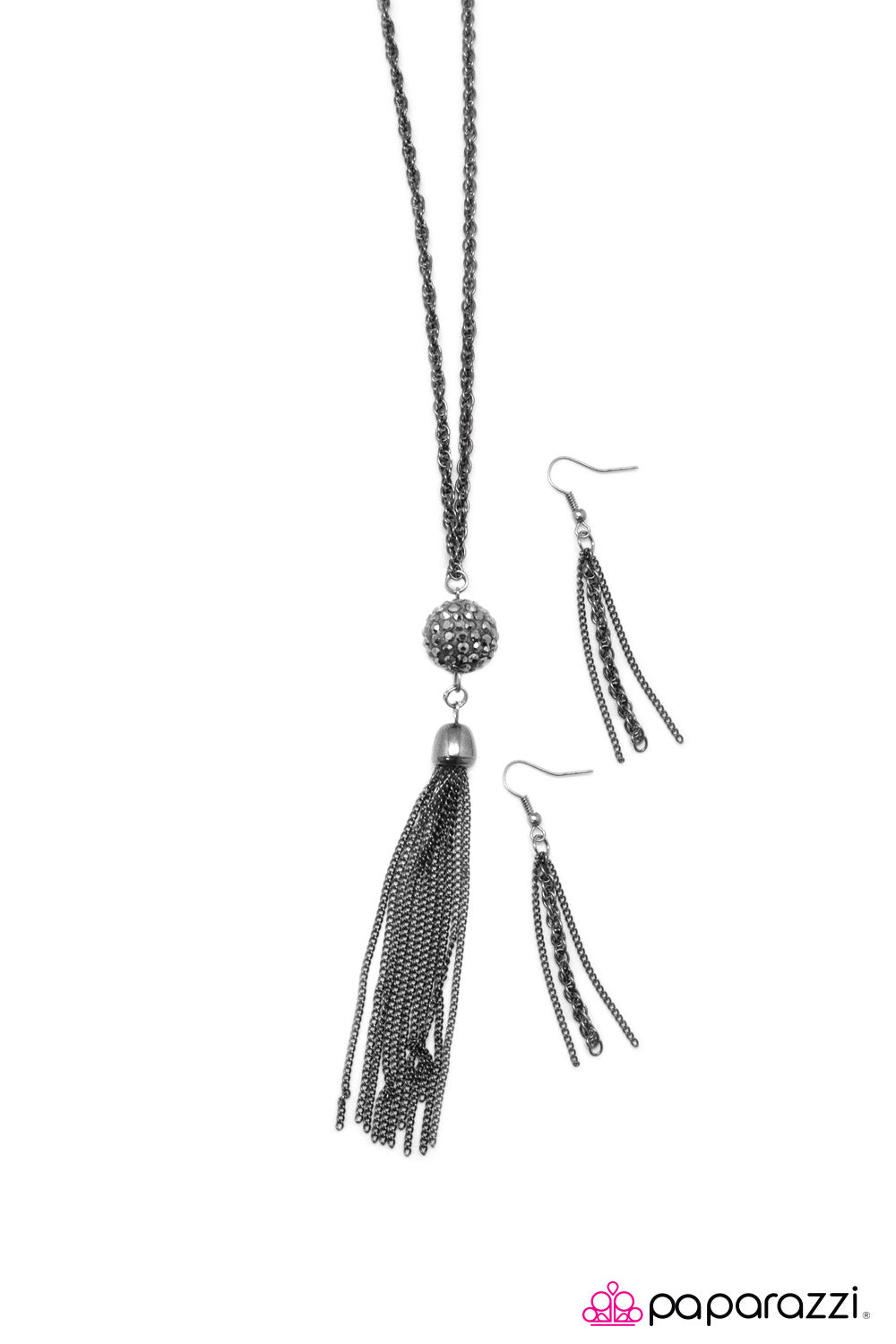 Paparazzi ♥ New Years Eve - Black ♥  Necklace