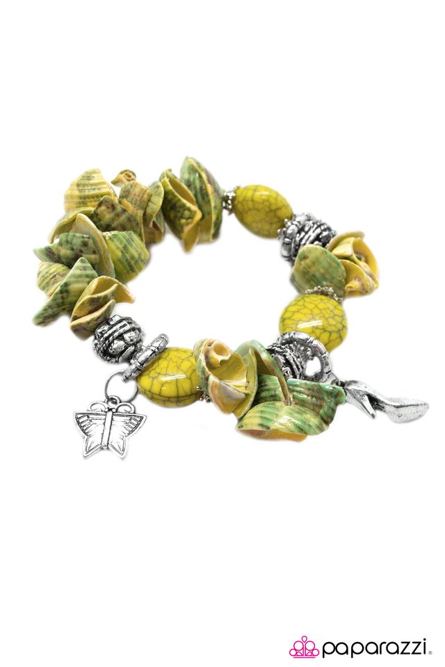 Paparazzi ♥ Laguna Beach - Yellow ♥ Bracelet