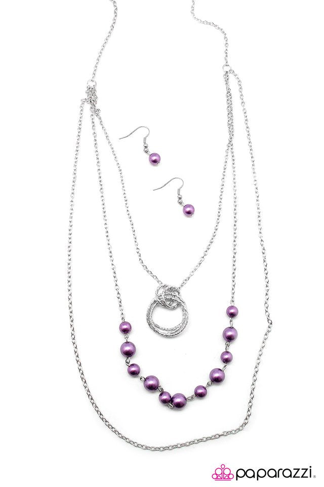 Paparazzi ♥ I Can See Your Halo - Purple ♥ Necklace