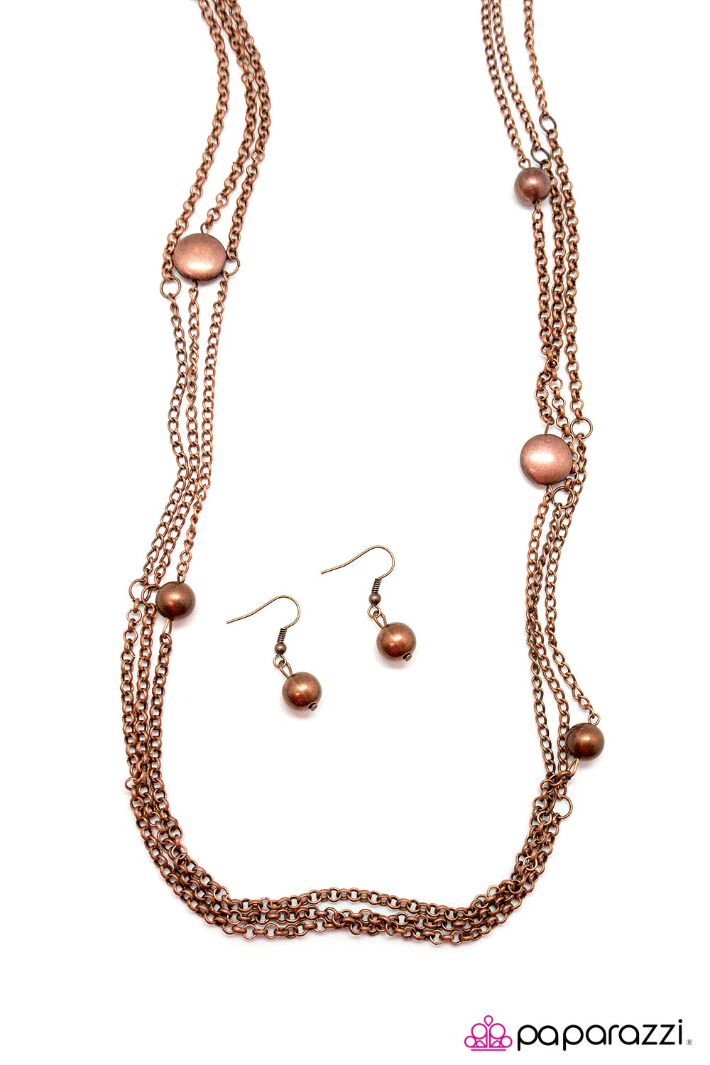 Paparazzi ♥ Life In The Big City - Copper ♥  Necklace