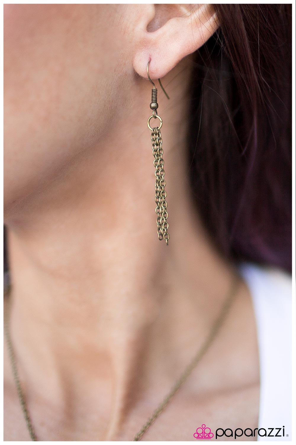 Paparazzi ♥ A Pretty Sight - Brass ♥  Necklace