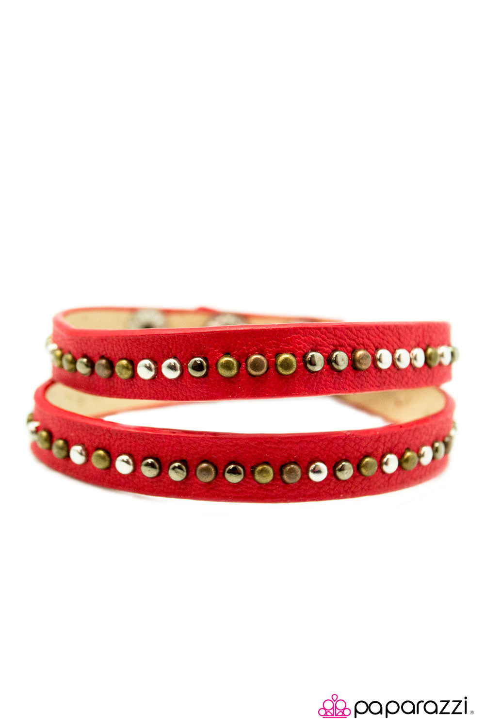 Paparazzi ♥ Cowgirl Up - Red ♥  Bracelet