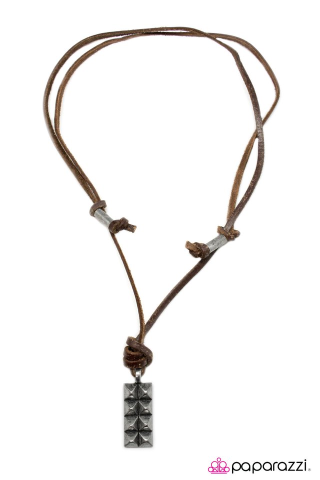 Paparazzi ♥ The Freemason - Brown ♥ Necklace