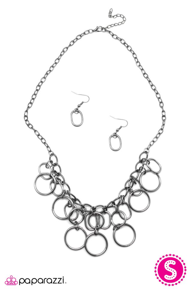 Paparazzi ♥ One RING After Another - Black ♥ Necklace