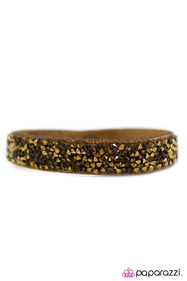 Paparazzi ♥ Big Girls Dont Cry - Brown ♥ Bracelet