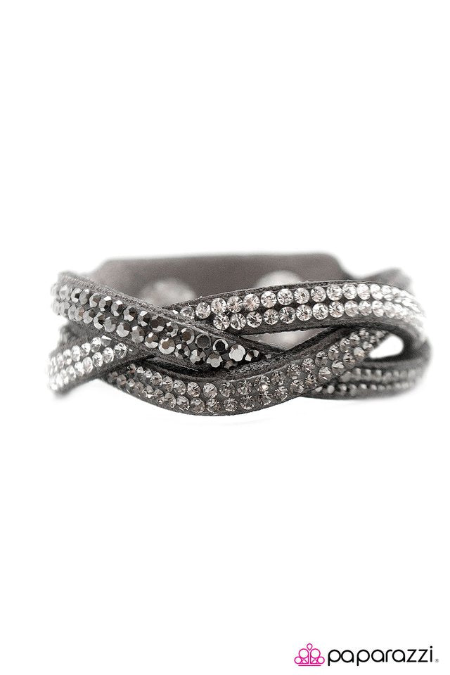 Paparazzi ♥ Haters Gonna Hate - Silver ♥ Bracelet