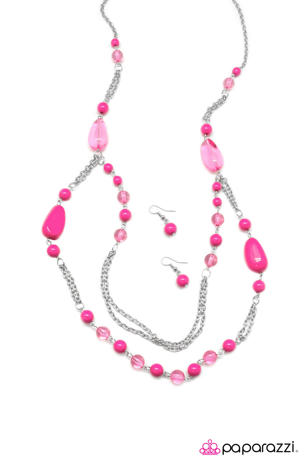 Paparazzi ♥ Finders Keepers - Pink ♥  Necklace