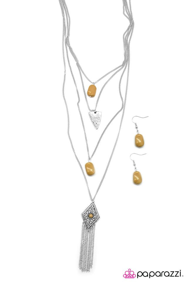 Paparazzi ♥ A Gypsy Soul - Brown ♥ Necklace