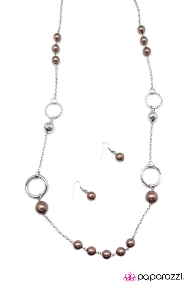 Paparazzi ♥ Always In Season - Brown ♥ Necklace