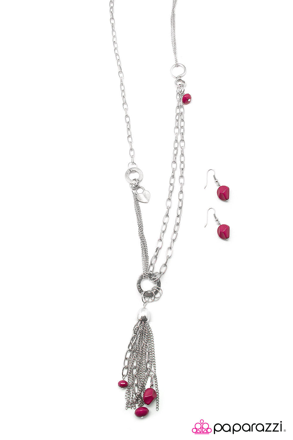 Paparazzi ♥ My One True Love - Pink ♥  Necklace