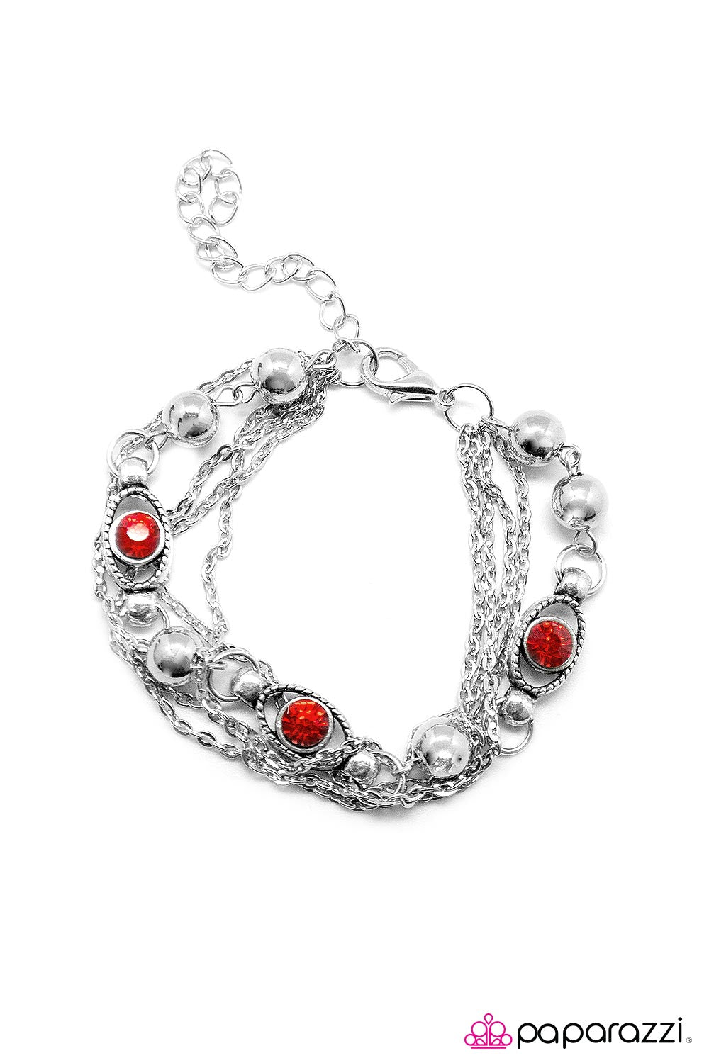 Paparazzi ♥ Seeing Eye to Eye - Red ♥  Bracelet