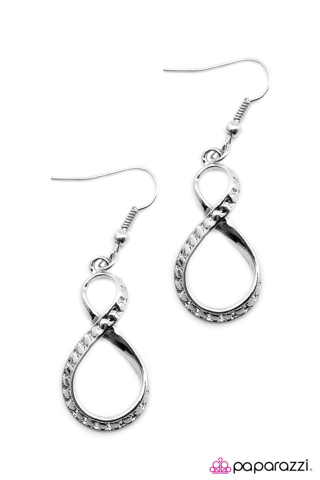 Paparazzi ♥ Without Further Ado - Silver ♥ Earrings