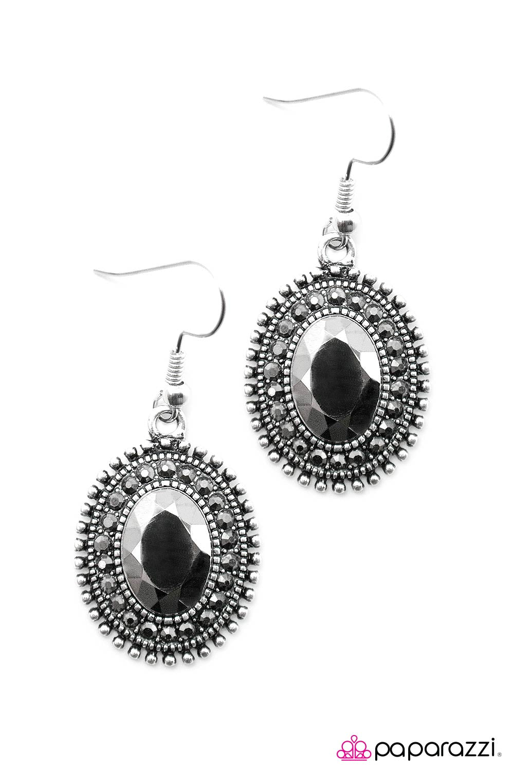 Paparazzi ♥ XOXO - Silver ♥  Earrings