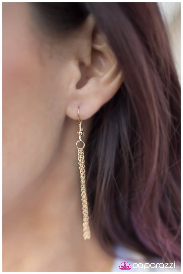 Paparazzi ♥ Root and Branch - Gold ♥ Necklace