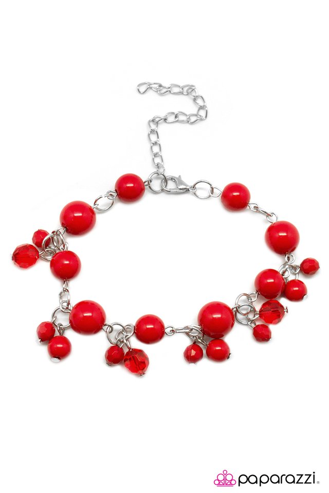 Paparazzi ♥ The Wedding Guest - Red ♥ Bracelet