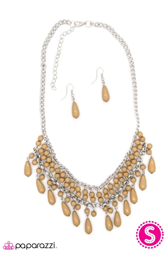 Paparazzi ♥ Daredevil - Brown ♥ Necklace