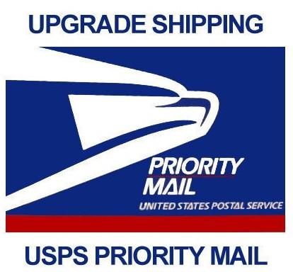 Priority Mail Shipping Upgrade (We ship weekdays M-F)